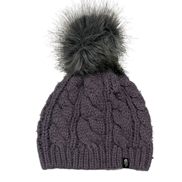 The North Face Taupe Knit Winter Hat - Picture 1 of 3